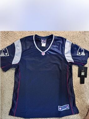 NFL New England Patriots Navy Blank Team Jersey